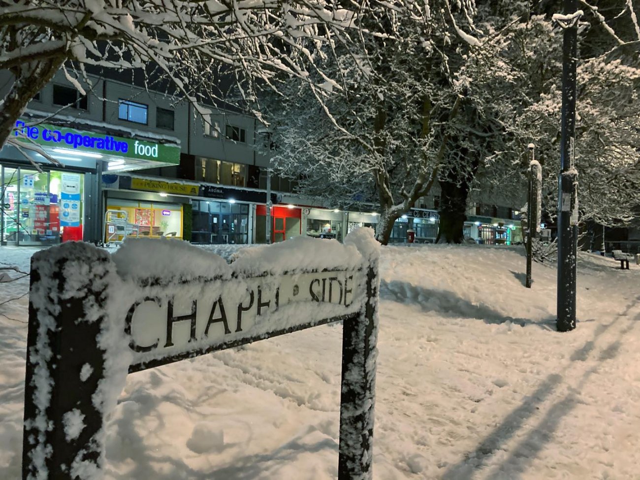 Photograph of Snowy Spondon Nights - Chapelside
