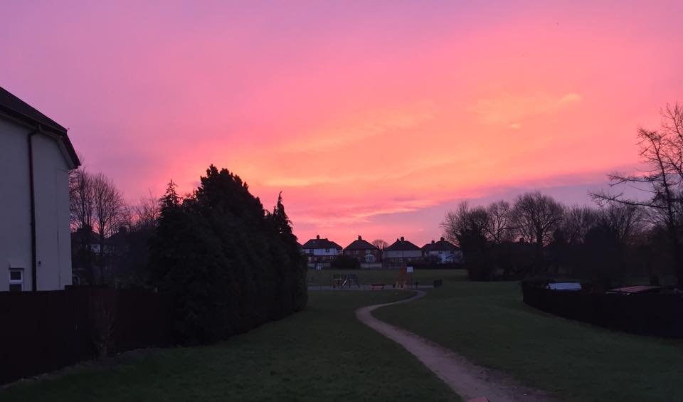 Photograph of Sunrise over Willowcroft Park