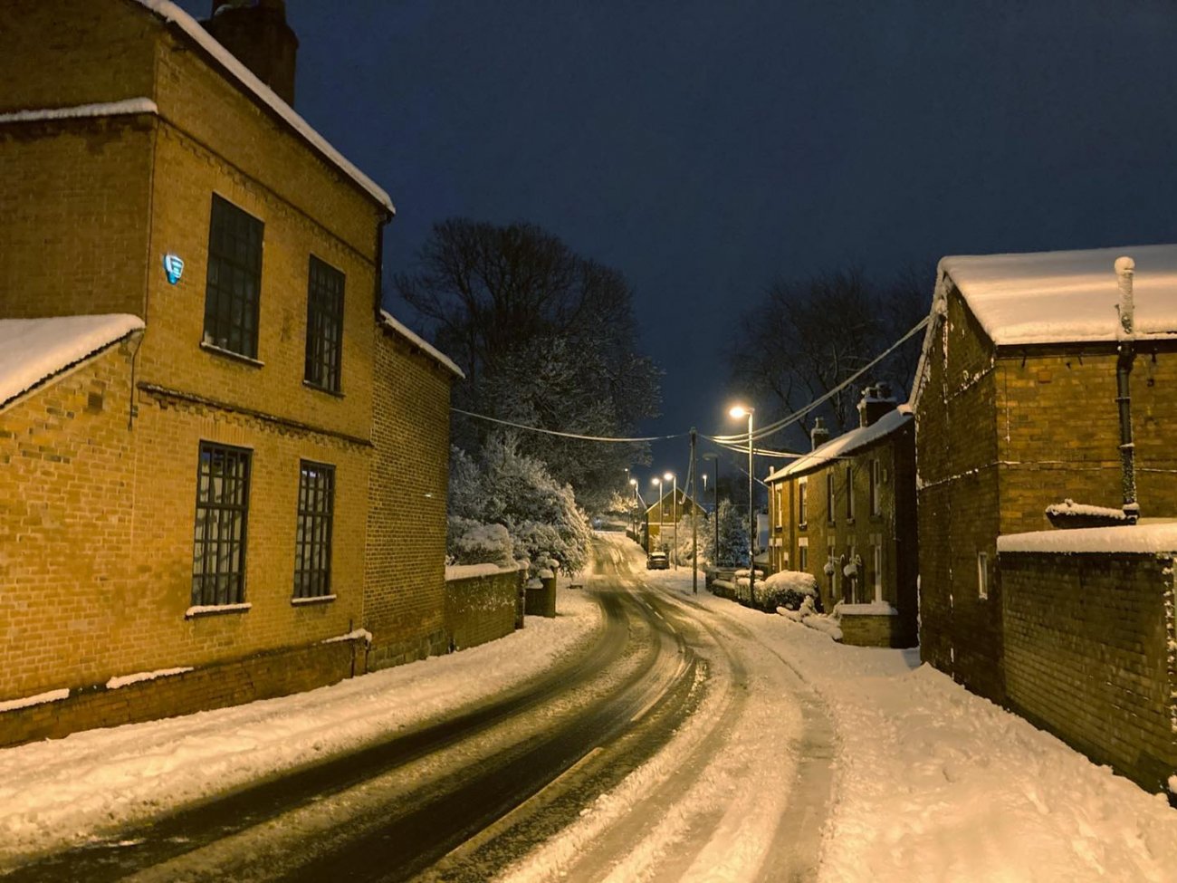 Photograph of Snowy Spondon Nights - Sitwell Street