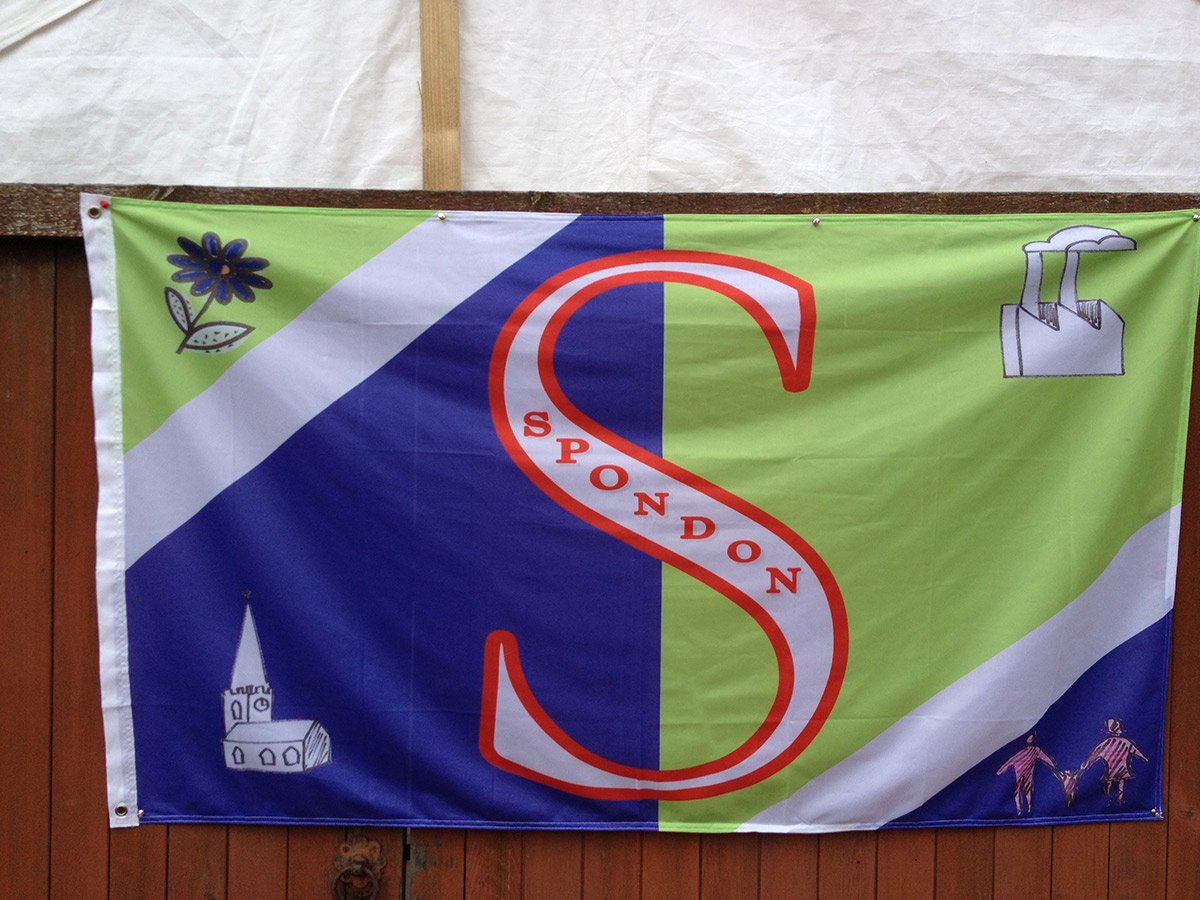 Photograph of The Spondon Flag