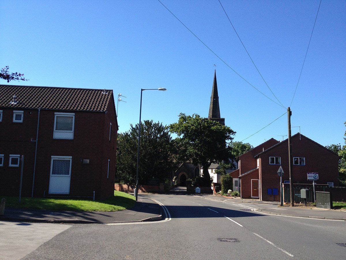 Photograph of St Werburgh's Church and Church Street