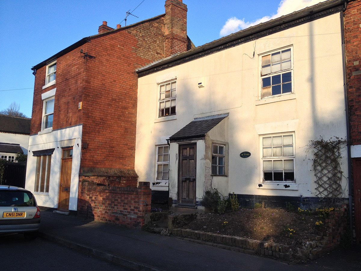 Photograph of Church Street cottage and former shop